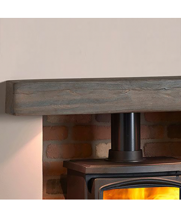 Classic Dark Oak Mantle Beam