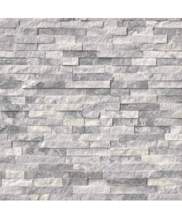 Ash-Grey Natural Stone Cladding Panels 3D