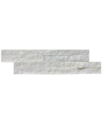 White Quartz Stone Cladding Panels 3D