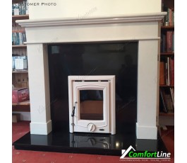 BALMORAL FIREPLACE SET & INSERT STOVE, FULLY FITTED