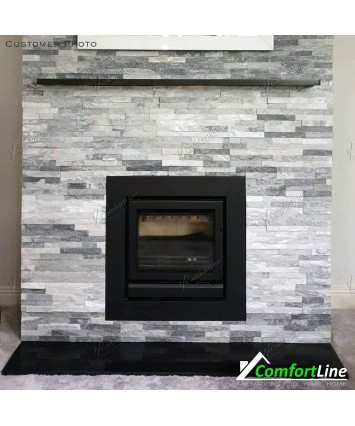 Ash-Grey Natural Stone Cladding Panels 3D