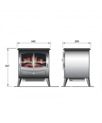 Dimplex Springborne electrical stove
