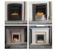 16” Inset Electric Fire with All Chrome Fascia 