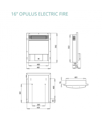 Opulus Electric Fire