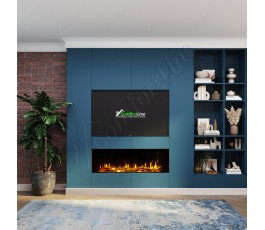 Aurora 50'' 3-sided Electric Fire