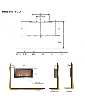 Dimplex SP16 electric fire