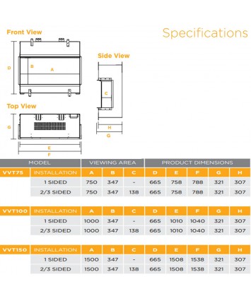 Dimplex Vivente VVT75 Optiflame