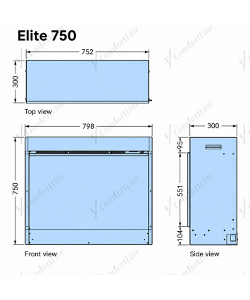 750 Elite Electric Fire 750 Elite Electric Fire