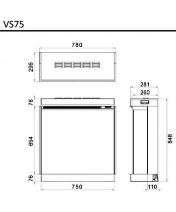 Solus 75VS electric fire