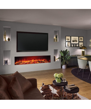 Solution Lux 200 Electric fire with real logs