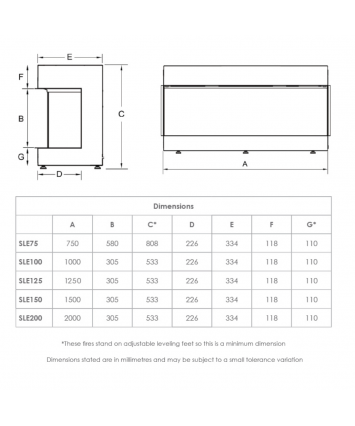 Solution SLE150 Inset Electric Fire