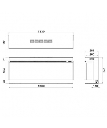 Vision VF150 Electric fire