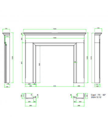 Capri 75 Alpine White 