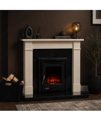 Hanover 44 fireplace set Ruby stove