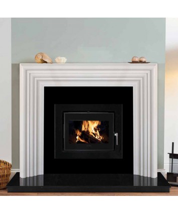 Heritage Ivory Pearl Fireplace