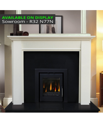 Lugano Cream Marble Fireplace