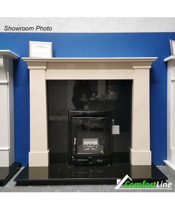 Milan Cream Fireplace Set Fully Fitted