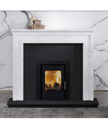 Pienza 54'' Ariston Carrara Fireplace