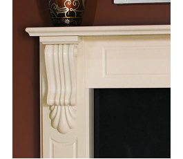 Victorian Corbel Incised Fireplace
