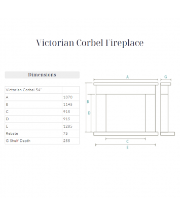 Victorian Corbel Fireplace