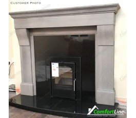 Cabra Luna Grey Fireplace