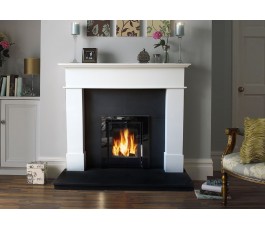 BALMORAL FIREPLACE SET & INSERT STOVE, FULLY FITTED