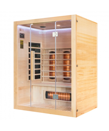 Three Person Indoor Infrared Sauna - ATHENS 3
